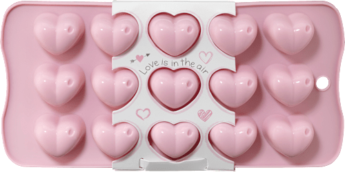 Pralinen-/Eiswürfelform, Herzen wenco