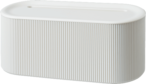 Kabelbox für Mehrfachsteckdose, geriffelt/hellgrau (31x13,5x12,5cm) keine Marke