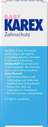Zahnpasta Baby Zahnschutz KAREX