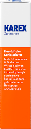 Zahnpasta Gel Zahnschutz fluoridfrei KAREX