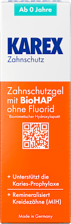 Zahnpasta Gel Zahnschutz fluoridfrei KAREX