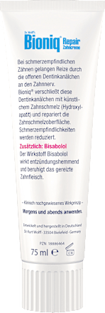 Zahnpasta Repair Sensitiv Akut Bioniq®