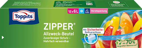 Zipper Allzweckbeutel 6 L Toppits