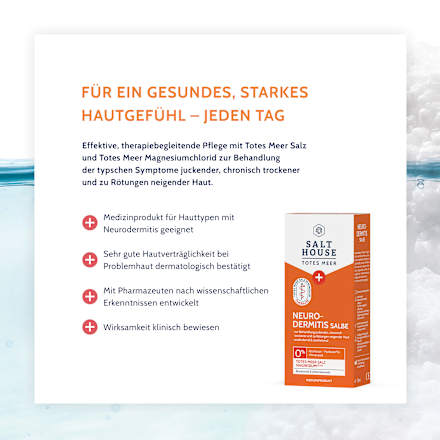 Pflegecreme Neurodermitis Salbe Totes Meer Therapie  Salthouse