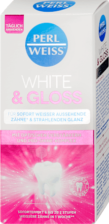 Fogfehérítő krém white&gloss PERLWEISS