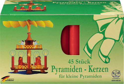 Pyramidenkerzen 14/70, rot (Verteilung 60/40) Dekorieren & Einrichten