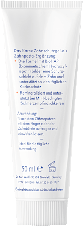 Zahnschutzgel, ab 0 Jahren, fluoridfrei KAREX
