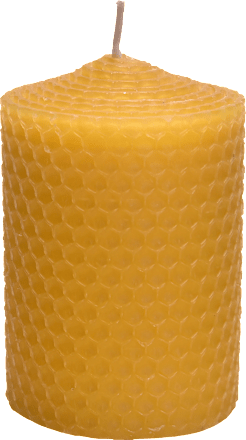 Kerze aus 100 % Bienenwachs, Wabenoptik Dekorieren & Einrichten