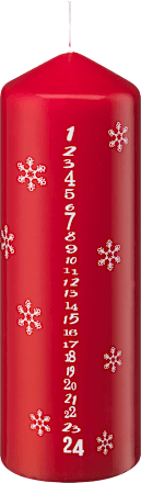Kerze, Advent, bordeaux Dekorieren & Einrichten