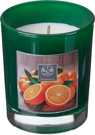 Duftkerze im Glas, dunkelgrün Dekorieren & Einrichten