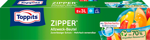 Zipper Allzweckbeutel 3 L Toppits