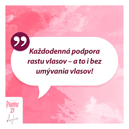 Sérum na pokožku hlavy longhair Booster Plantur 21