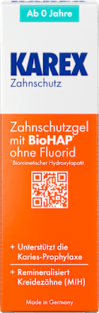 Zahnschutzgel, ab 0 Jahren, fluoridfrei KAREX