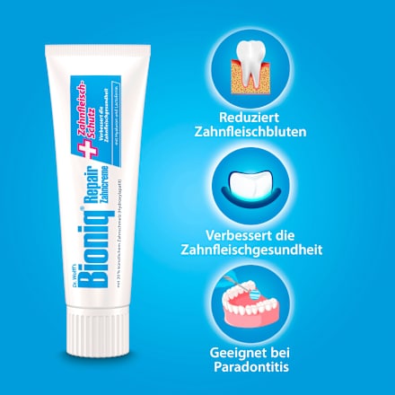 Zahnpasta Repair-Zahncreme Plus Zahnfleisch-Schutz fluoridfrei  Bioniq®