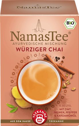 Gewürztee-Mischung Aromatisch mit Kardamomöl (15x2g) Teekanne