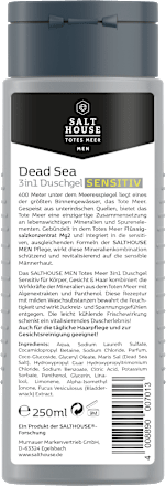 Duschgel Men Totes Meer Sensitiv Salthouse