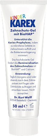 Zahnschutzgel Kinder, 0-12 Jahren fluoridfrei KAREX