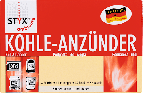 Kohleanzünder weiss Styx