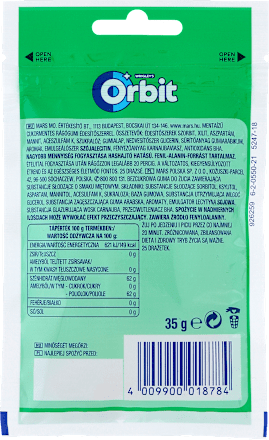 Guma do żucia w drażetkach, spearmint Orbit