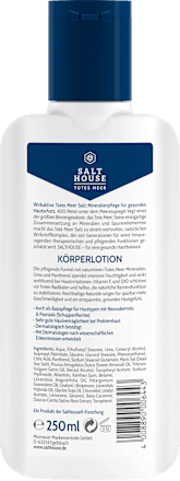 Bodylotion Totes Meer Therapie Salthouse