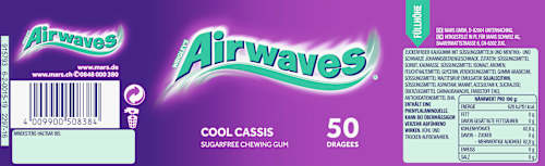 Kaugummi, Cool Cassis in der Dose Airwaves