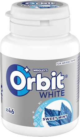 Kaugummi White Sweet Mint Bottle Orbit