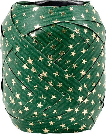 Geschenkband Spacetime Grün GOLDINA