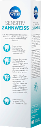 Zahnpasta Zahnweiss Sensitiv Perlweiss