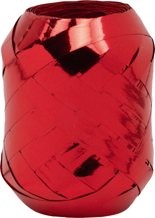 Geschenkband Metallic Rot GOLDINA