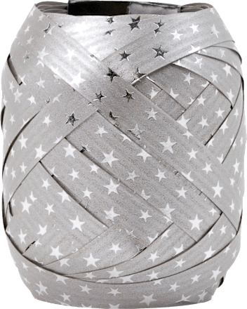 Geschenkband Spacetime Silber GOLDINA