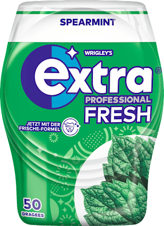 Kaugummi, Professional Fresh, Spearmint, zuckerfrei EXTRA
