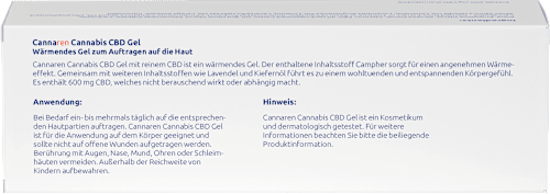 Wärmendes CBD Muskel- & Gelenkgel Cannaren