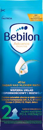 Mleko następne po 6. miesiącu życia 2 Advance Pronutra Bebilon