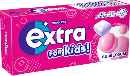 Kaugummi, Extra for Kids Bubblegum, zuckerfrei EXTRA