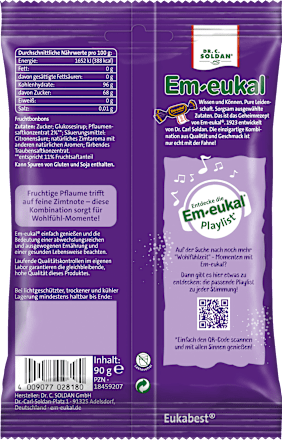 Bonbon, Wohlfühlzeit Pflaume-Zimt Em-eukal