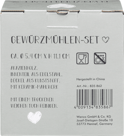 Salz- & Pfeffermühlen-Set keine Marke