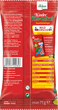 Gummidrops, Wildkirsche Kinder Em-eukal