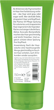 Conditioner Coloriertes & Strapaziertes Haar Plantur 39
