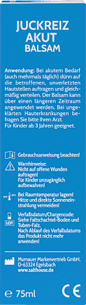 Pflegecreme Juckreiz Akut Balsam Totes Meer Therapie  Salthouse