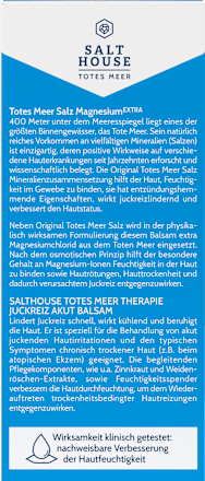 Pflegecreme Juckreiz Akut Balsam Totes Meer Therapie  Salthouse
