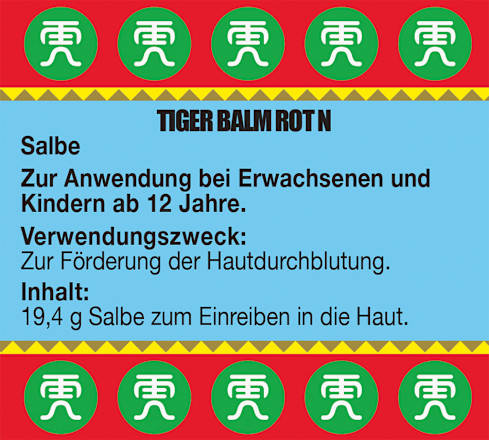Original Tiger Balm rot N  Tiger Balm