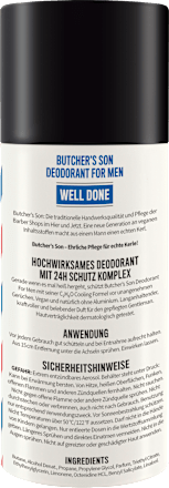 Deospray Well Done  Butchers Son