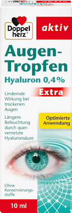 aktiv Augentropfen Hyaluron 0,4 % Doppelherz