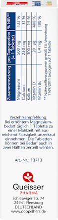 Magnesium 500 + Calcium + Kalium Doppelherz