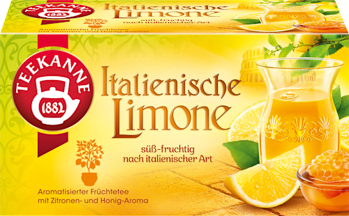 Früchtetee Italienische Limone (20 Beutel) Teekanne