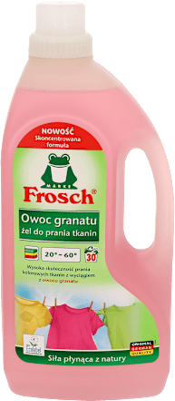 Żel do prania tkanin kolorowych - owoc granatu Frosch