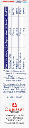 aktiv Coenzym Q10 + Magnesium Extra Kapseln Doppelherz