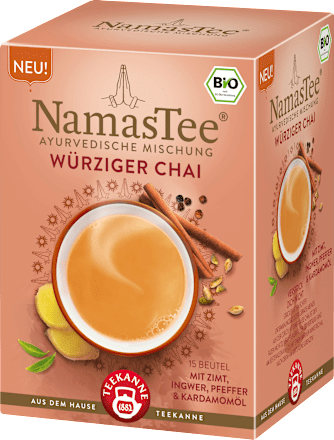 Gewürztee-Mischung Aromatisch mit Kardamomöl (15x2g) Teekanne
