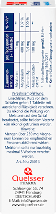 Melatonin aktiv + Magnesium 400 Doppelherz