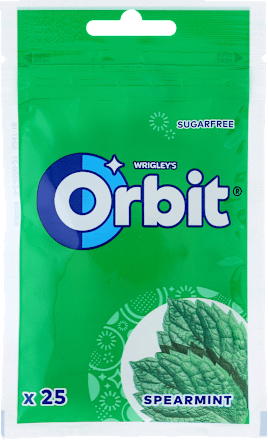 Guma do żucia w drażetkach, spearmint Orbit